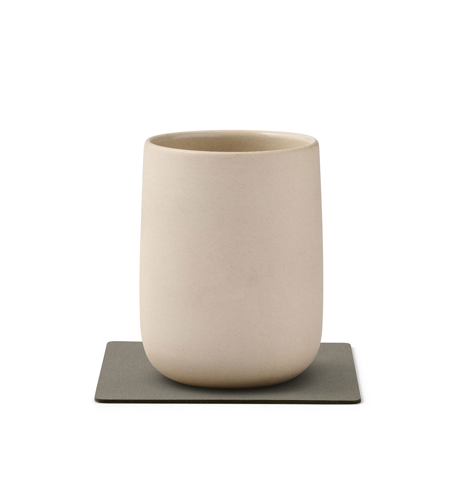 Lind DNA Dänemark Glasuntersetzer Square 10x10cm Nupo flint grey