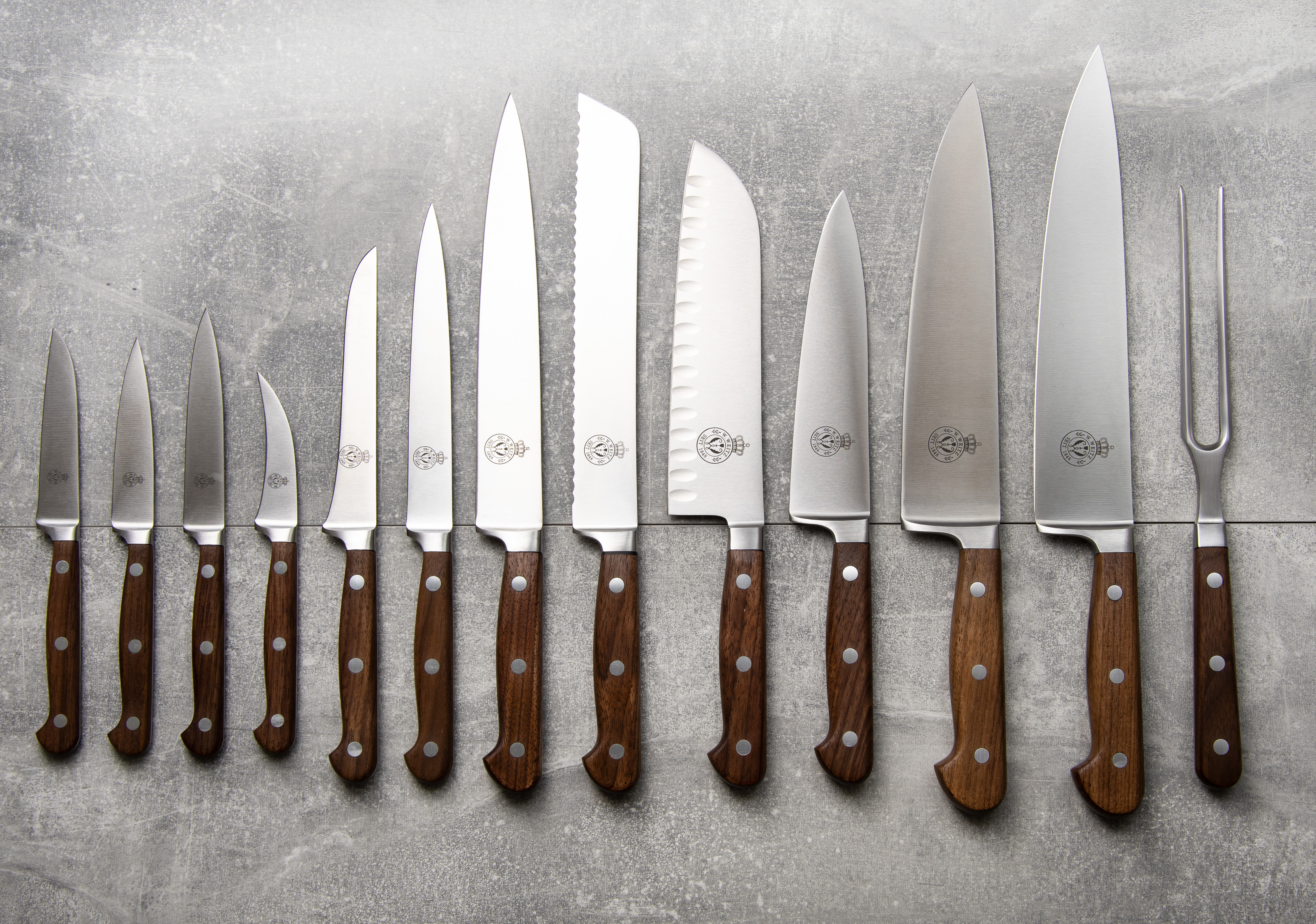 WEITZ Classic Nussbaum Schälmesser 7cm