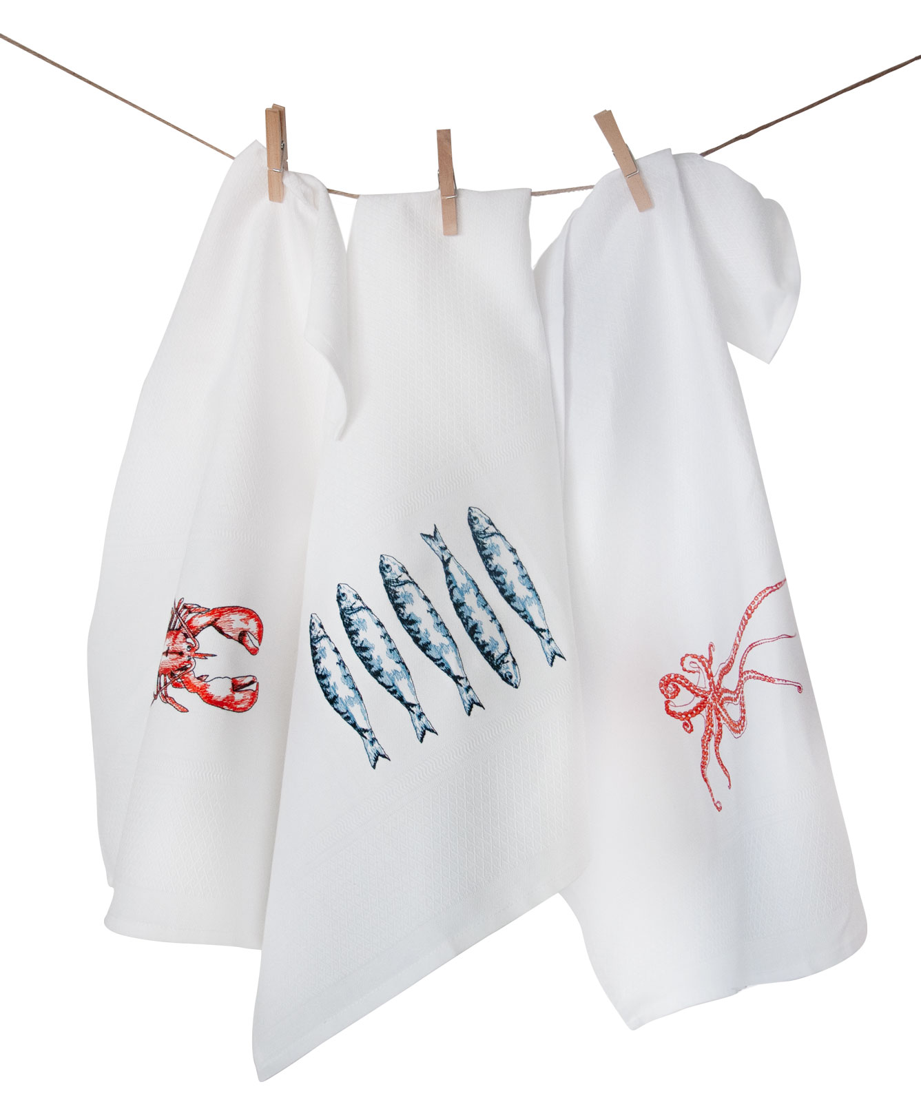 Vista Portuguese Geschirrtuch Lobster/ Hummer 50x70cm