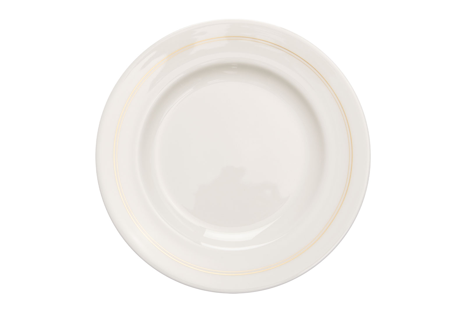 Dibbern Lines Classic Abendbrotteller 24cm gold