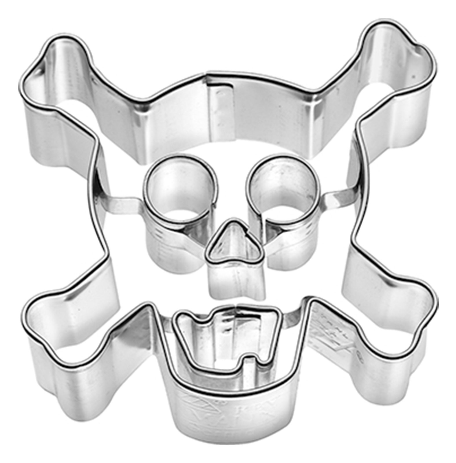 RBV Birkmann Ausstecher Totenkopf mit Innenprägung 7,0cm Edelstahl
