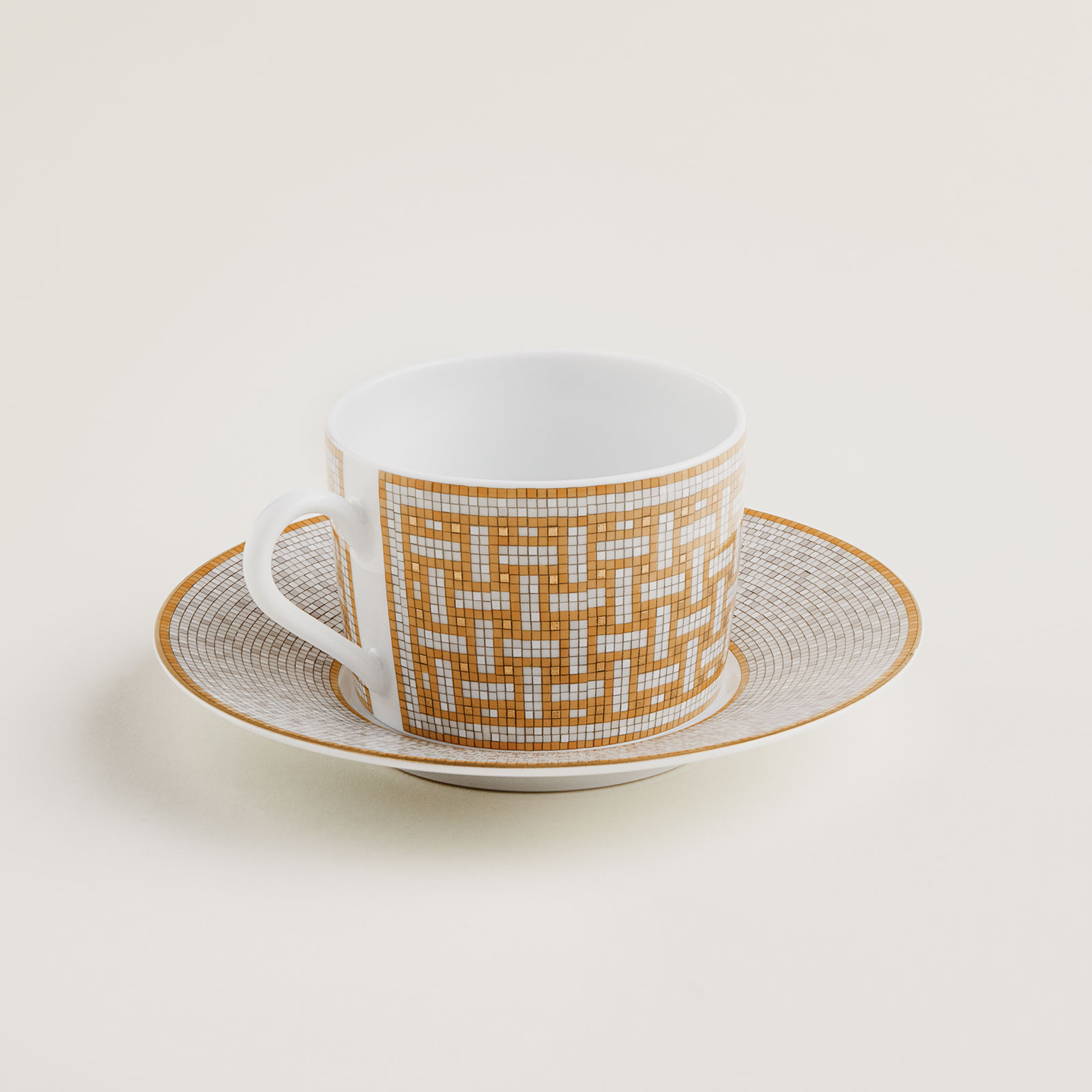 HERMÈS Paris Mosaïque au 24 Gold Teetasse m. U. 0,16ltr.