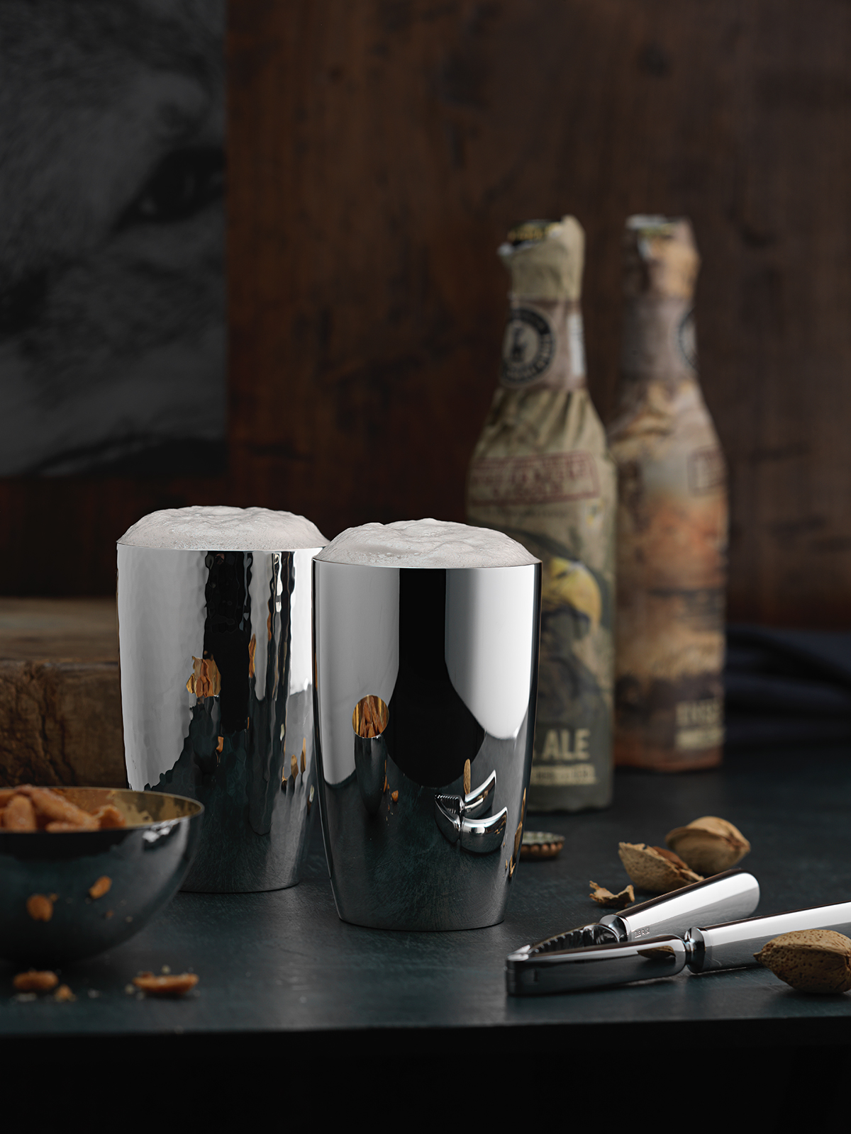 Robbe & Berking Dante Bier-, Longdrinkbecher 90versilbert