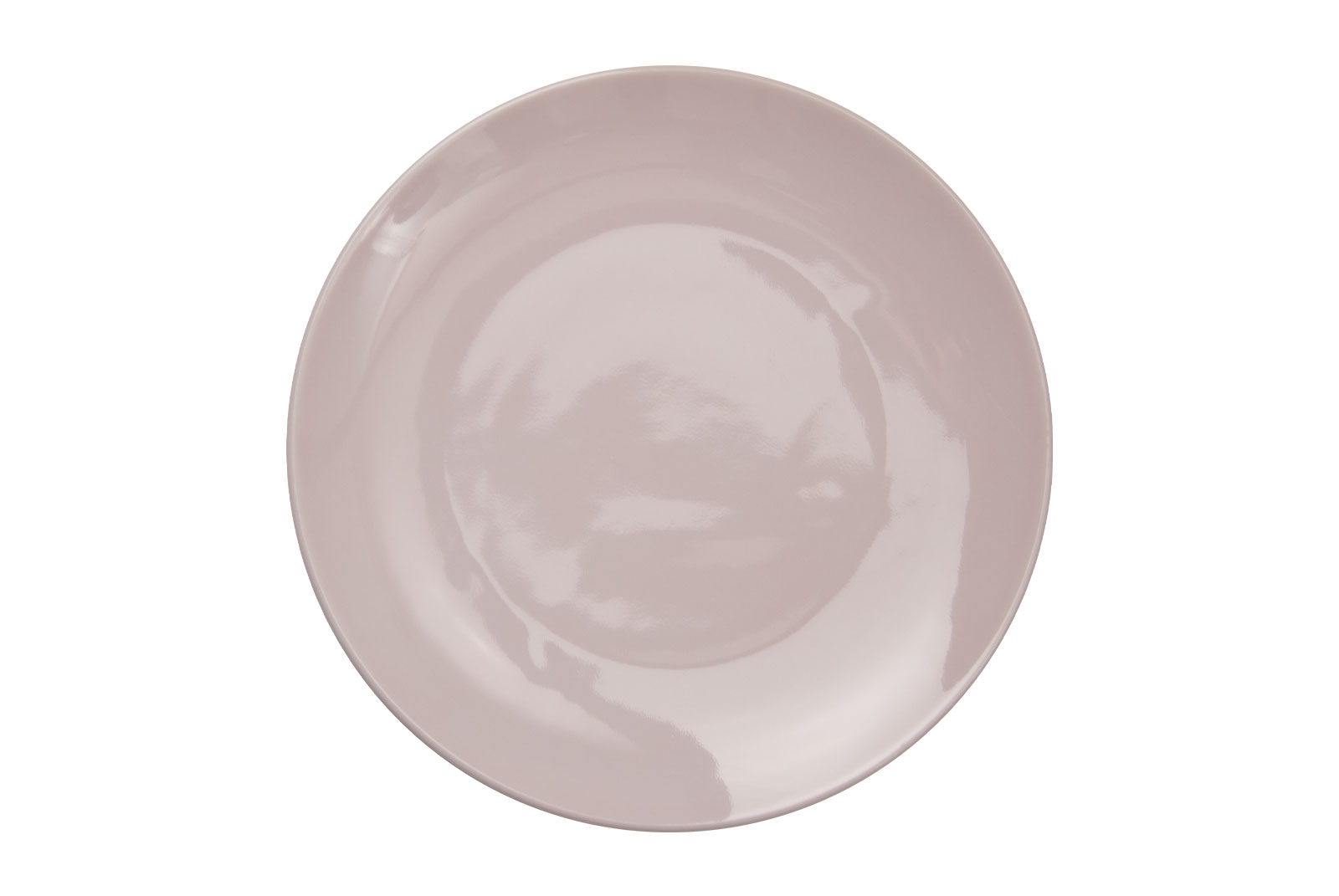Der Dibbern One Color puder Frühstücksteller ist ein Porzellanteller mit rosafarbener Glasur.
