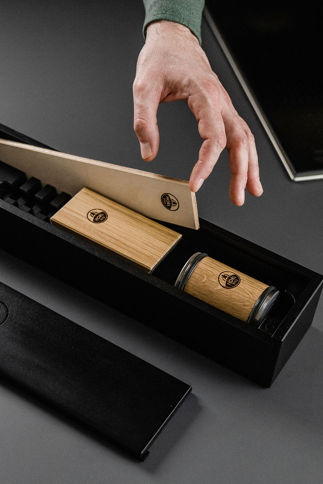 Horl Box für Rollschleifer