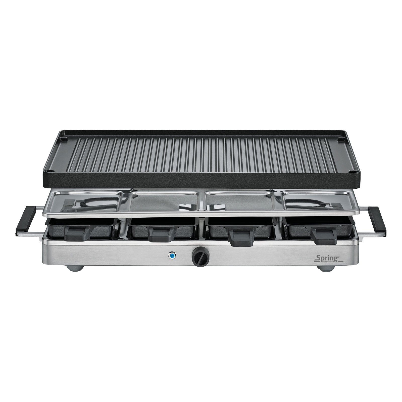 Spring CLASSIC Raclette 8 mit Alugrillplatte