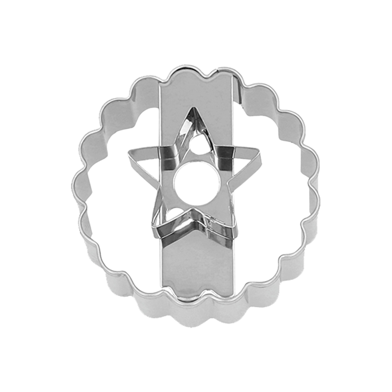 RBV Birkmann Ausstecher Linzer Stern 5,0cm Edelstahl