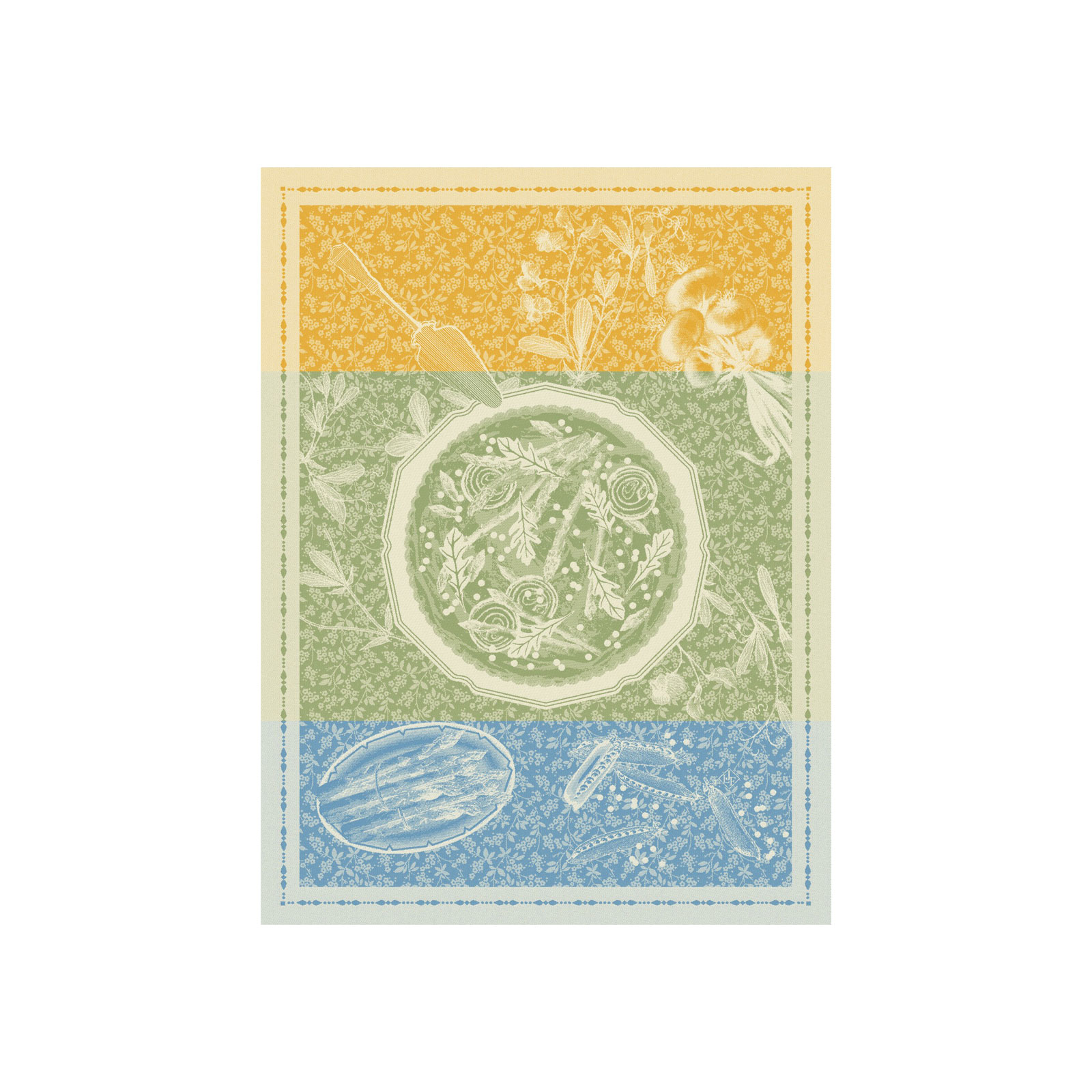 Le Jacquard Francais Tarte Printaniere Geschirrtuch 80x60cm rafraich