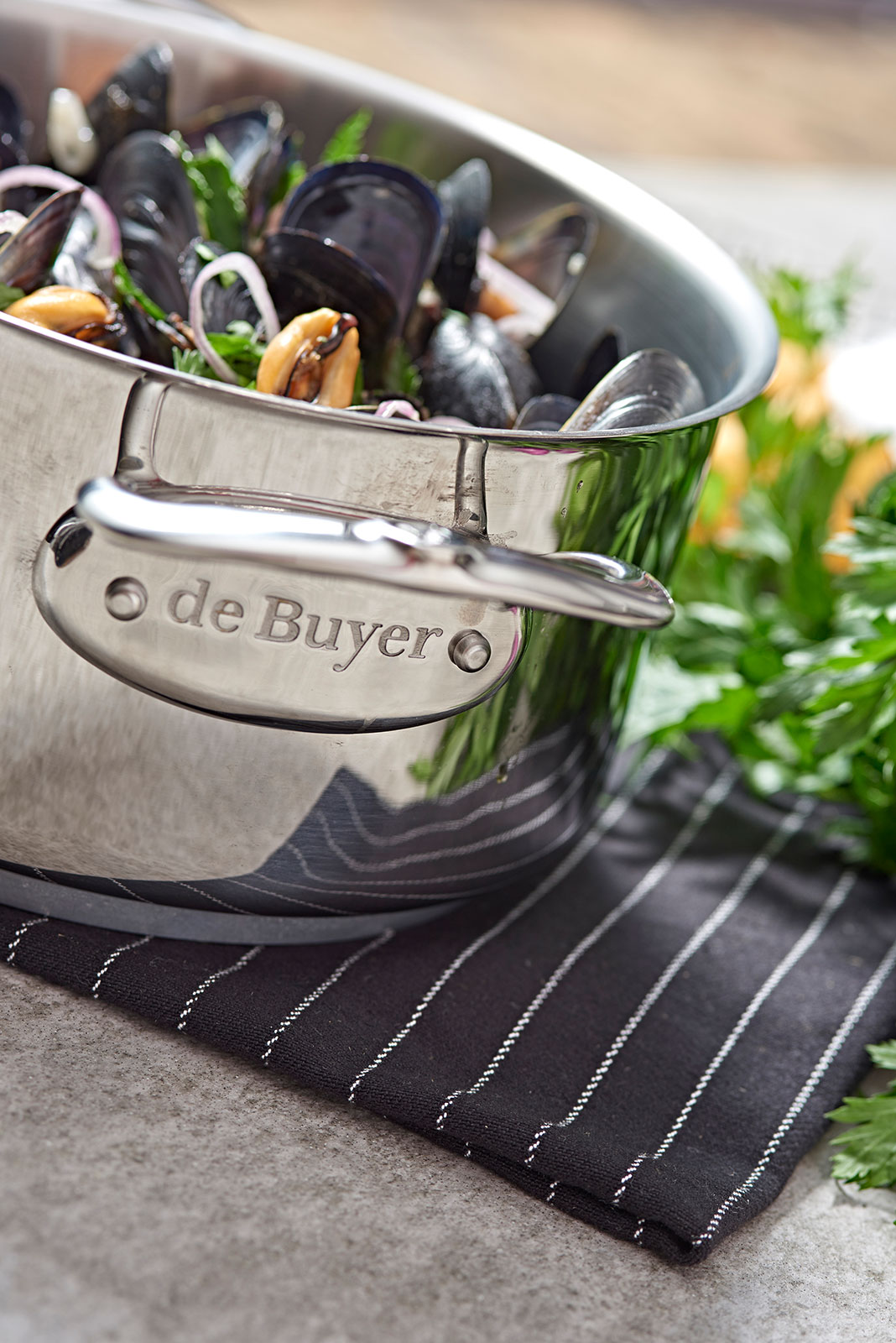 de Buyer Affinity Kochtopf mit Deckel 20cm Edelstahl