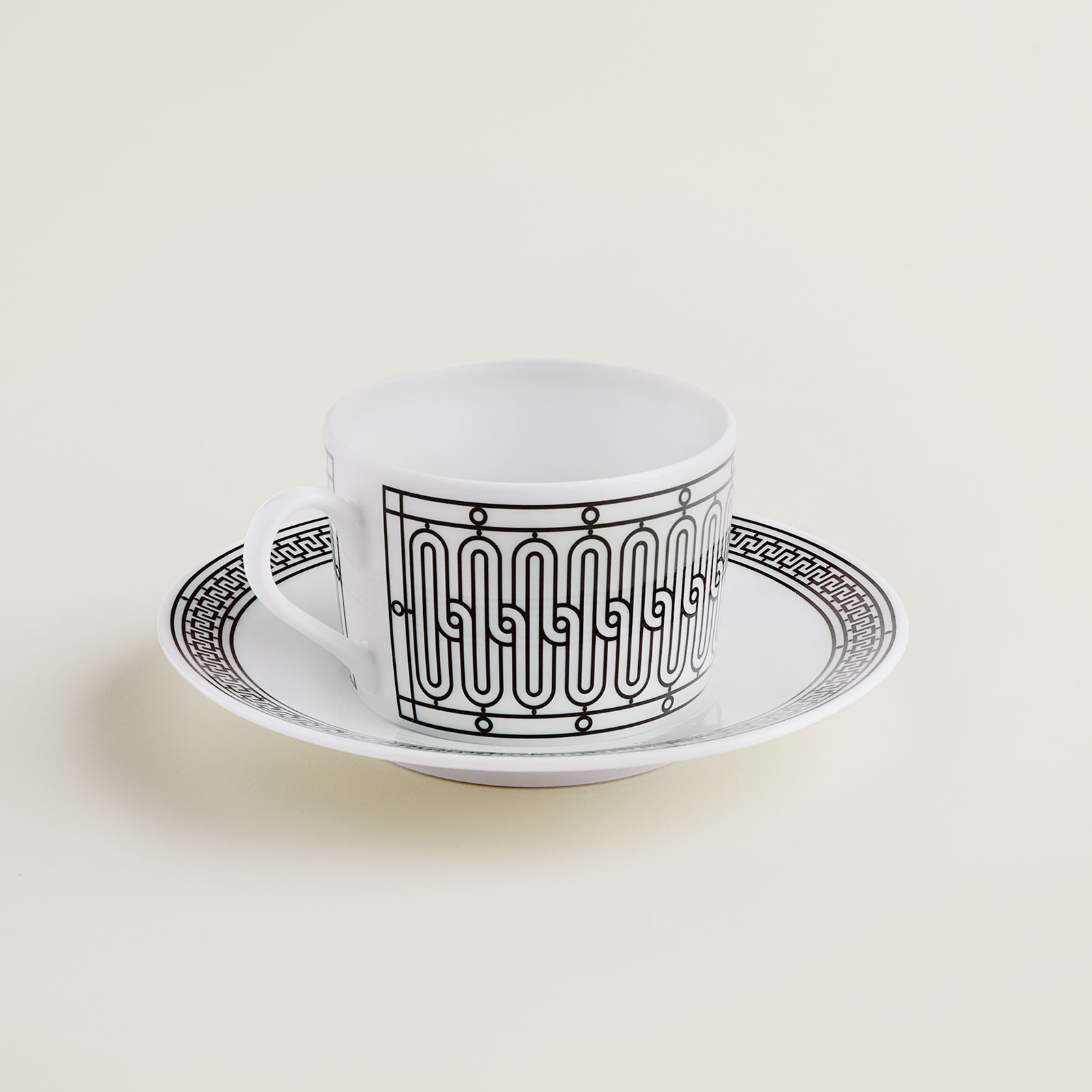 HERMÈS Paris H DÉCO Tee- und Kaffeetasse m. U. 0,16ltr.