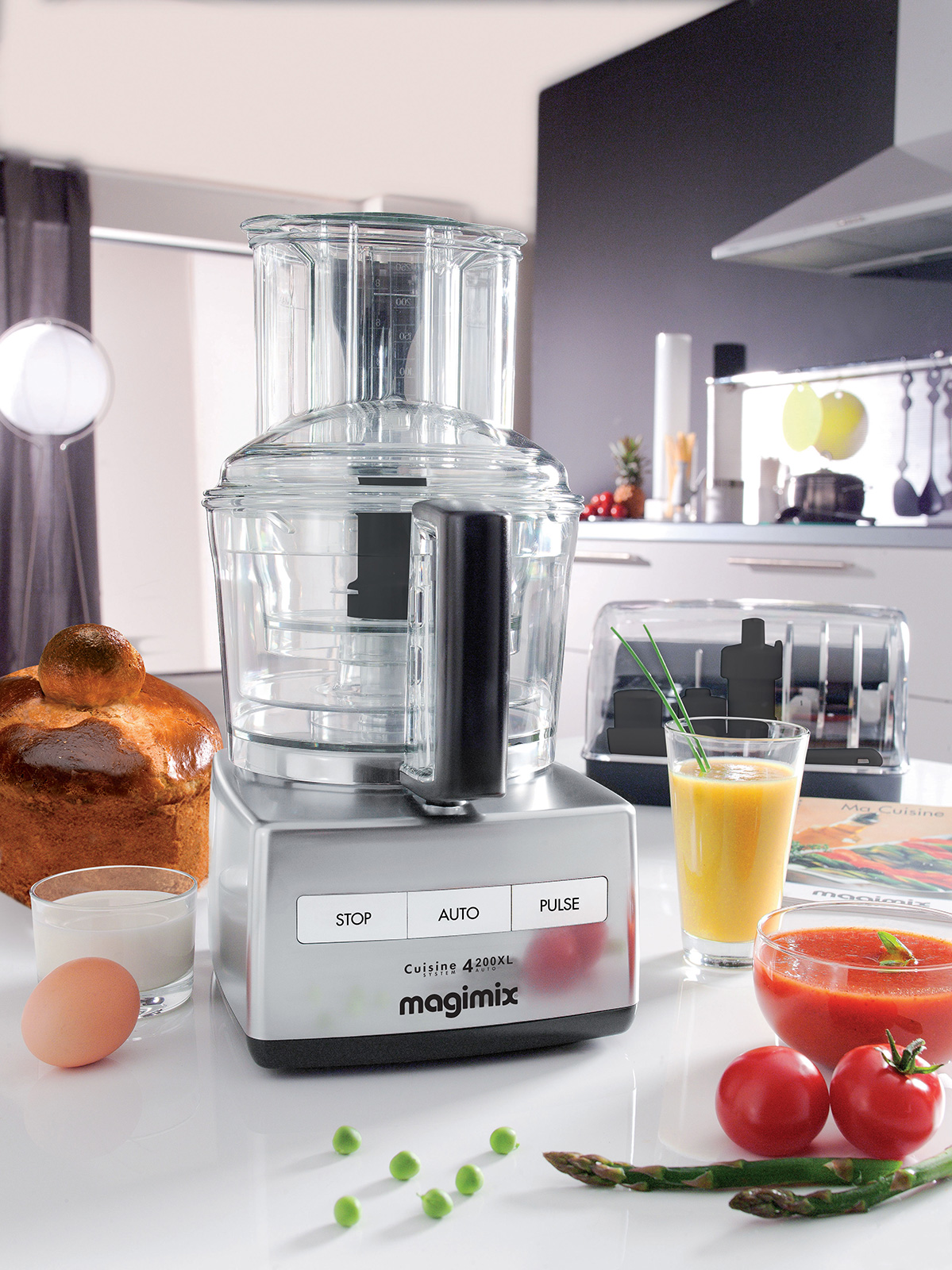 Magimix Küchenmaschine Cuisine Système 4200 XL chrom matt