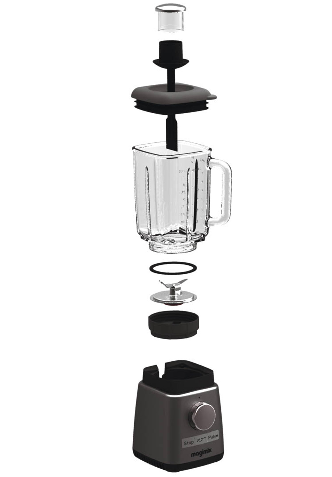 Magimix Power Blender schwarz