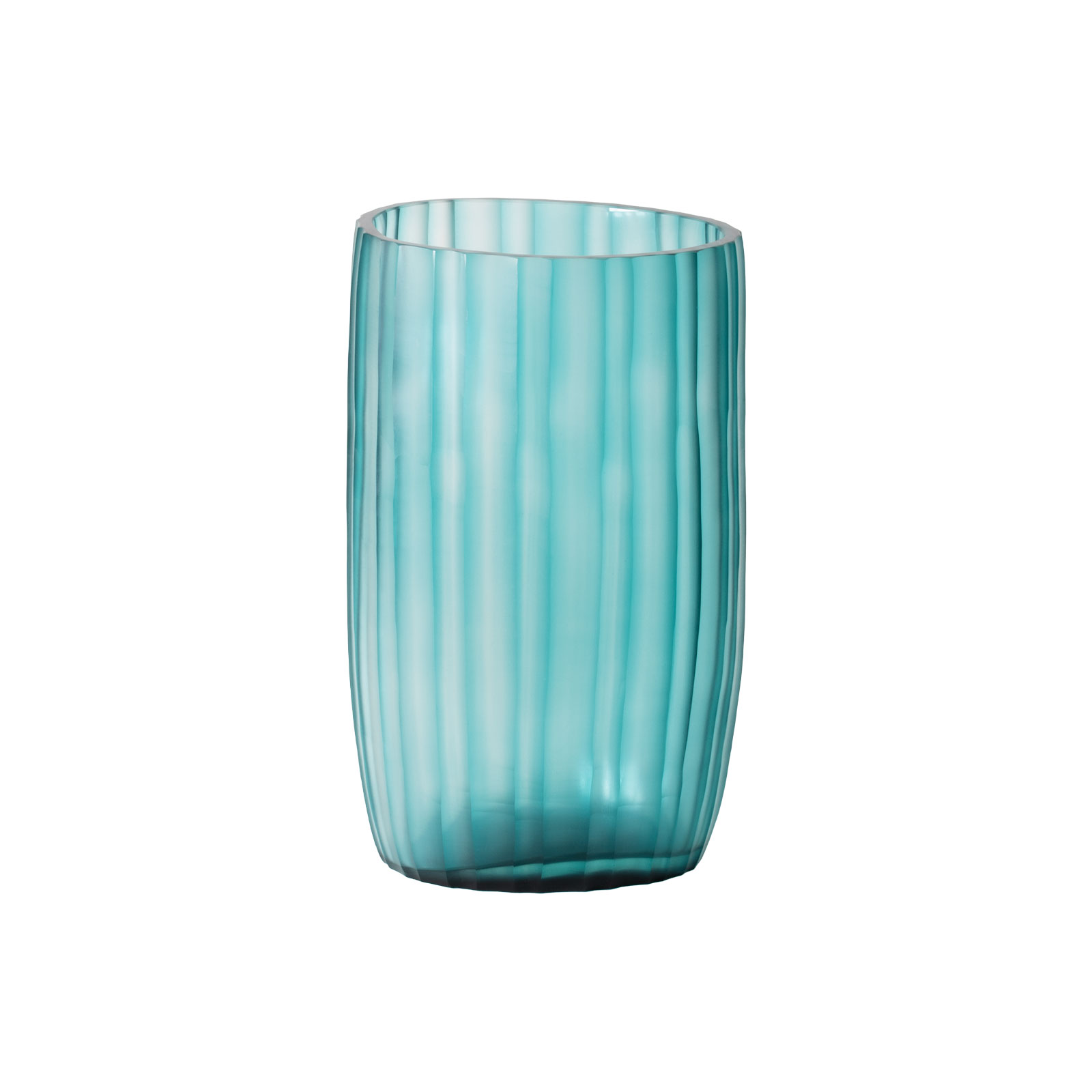 Guaxs Siena Vase S clear/petrol