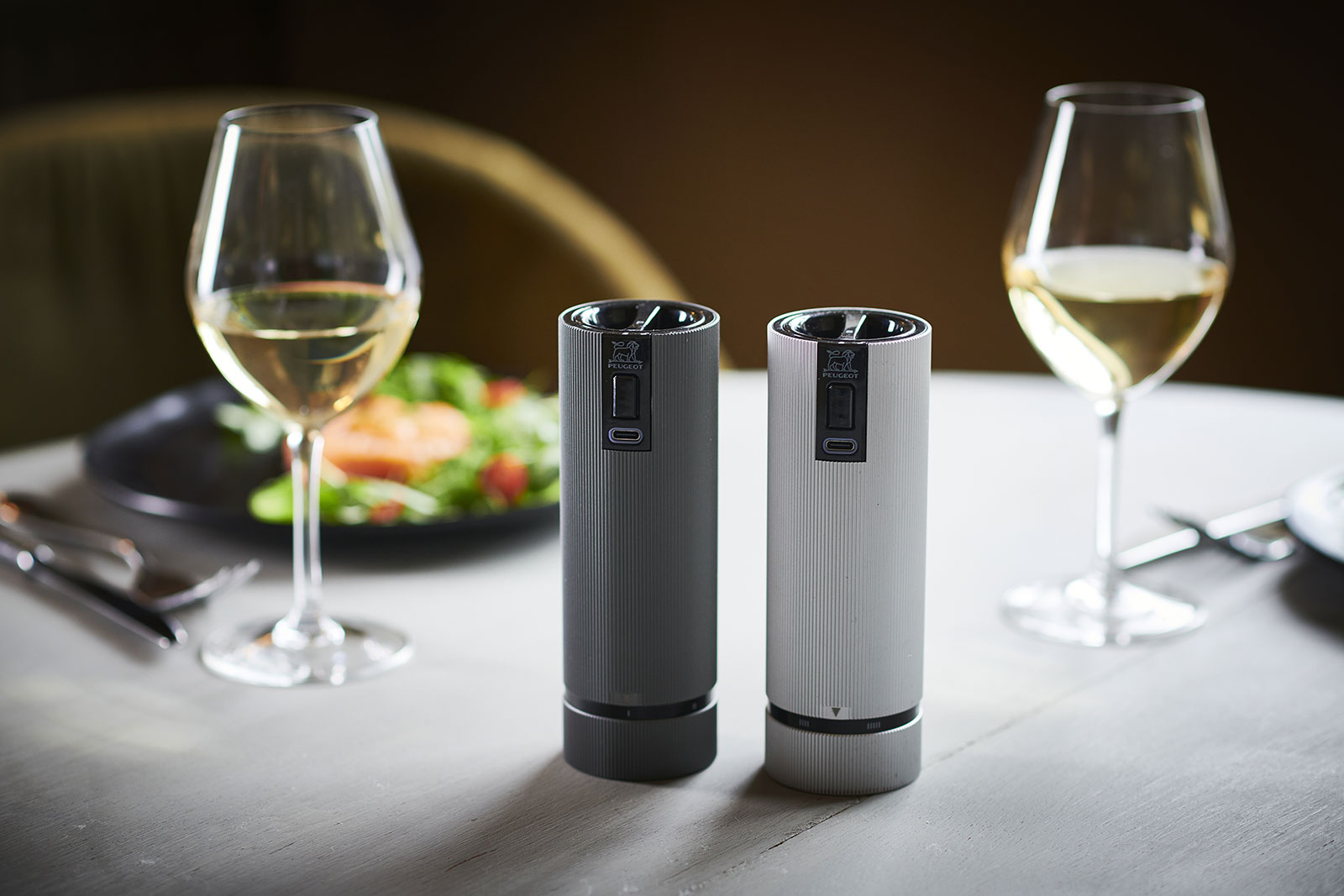 Peugeot Line Pfeffermühle U Select Carbon 15cm elektrisch