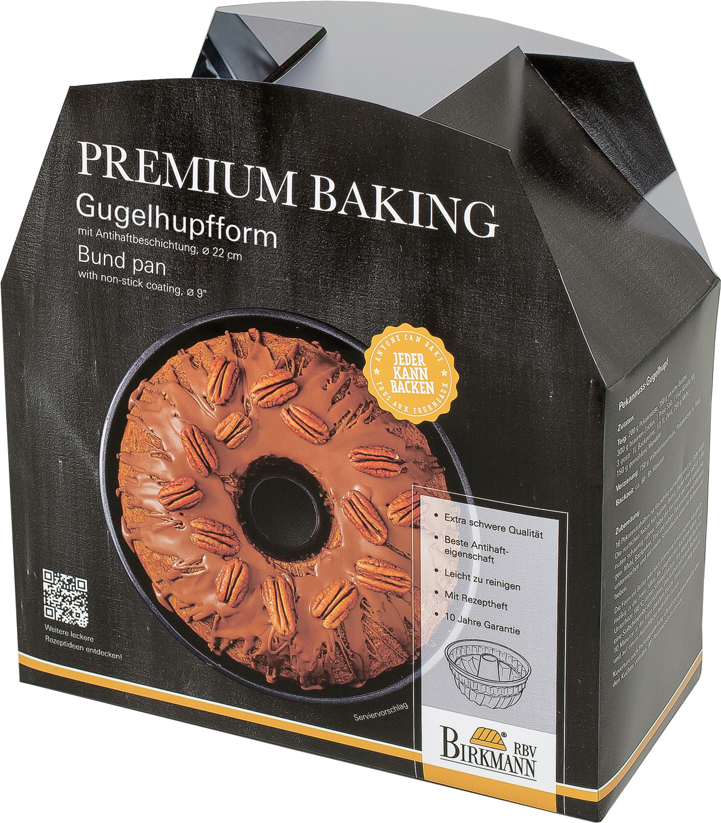 RBV Birkmann Premium Baking Gugelhupfform 22,0cm