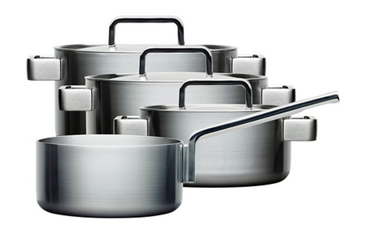 iittala Tools Topfset 4-tlg. gebürsteter Edelstahl