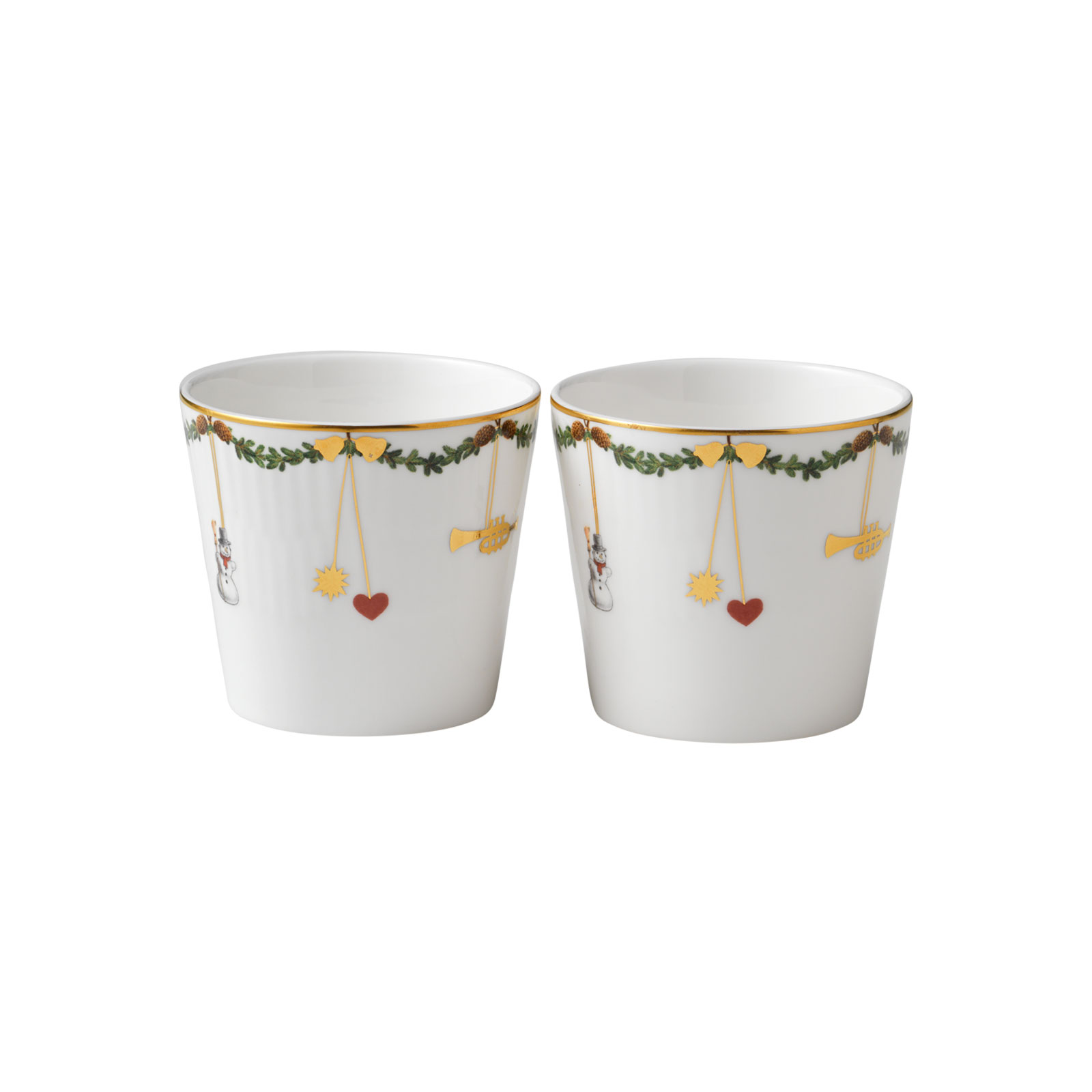 Royal Copenhagen Star Fluted Christmas Gourmetschälchen 2er Set 2503149