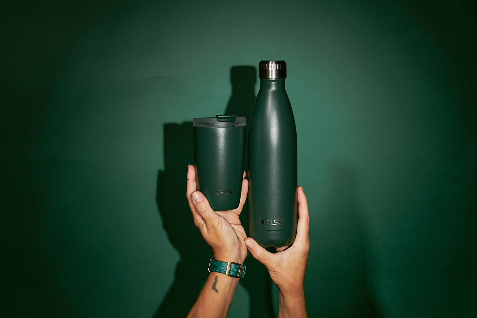 FLSK Premium Isolierflasche 0,50ltr. dark pine