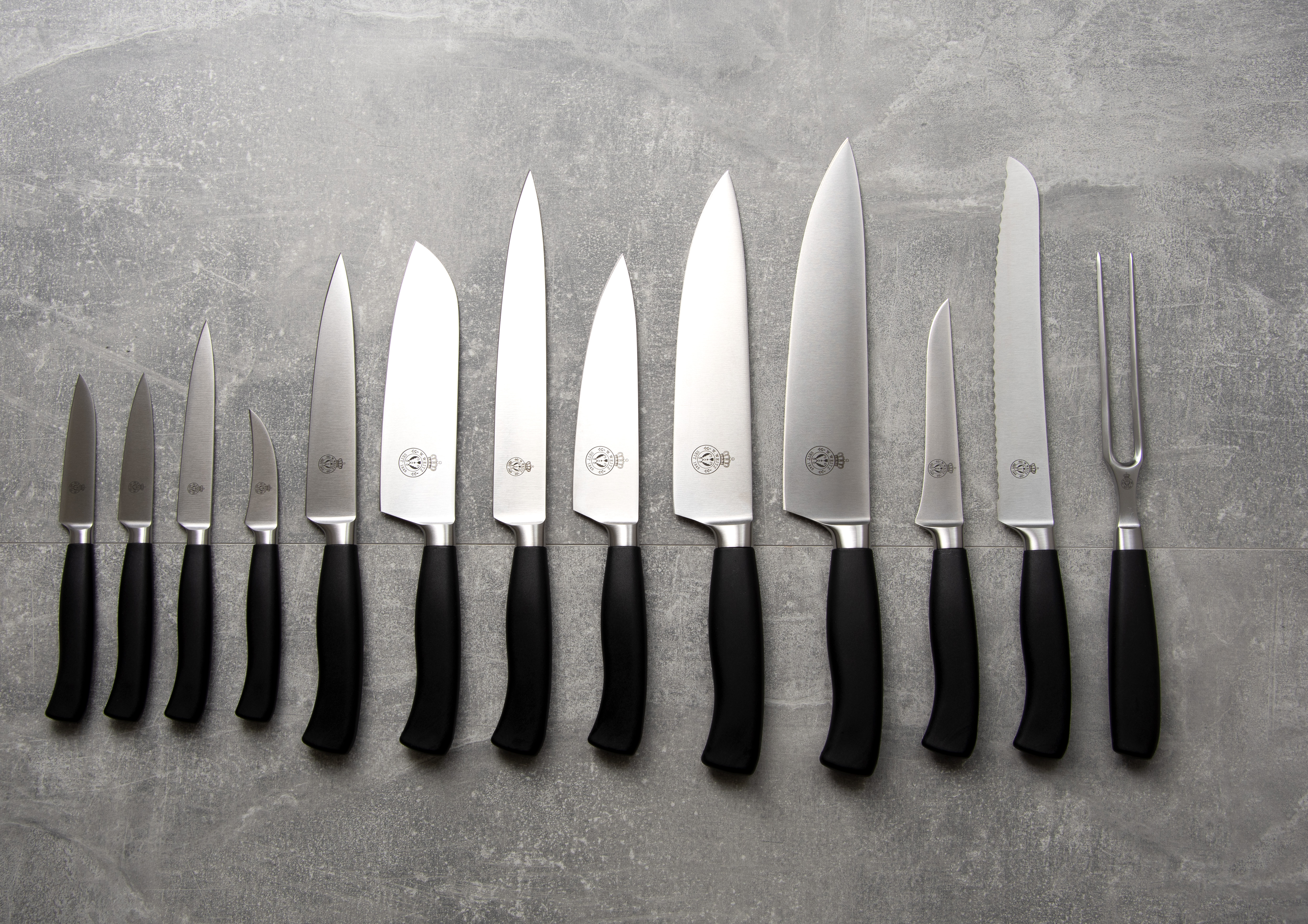 WEITZ Ergo-Line Schwarz Kochmesser 23cm
