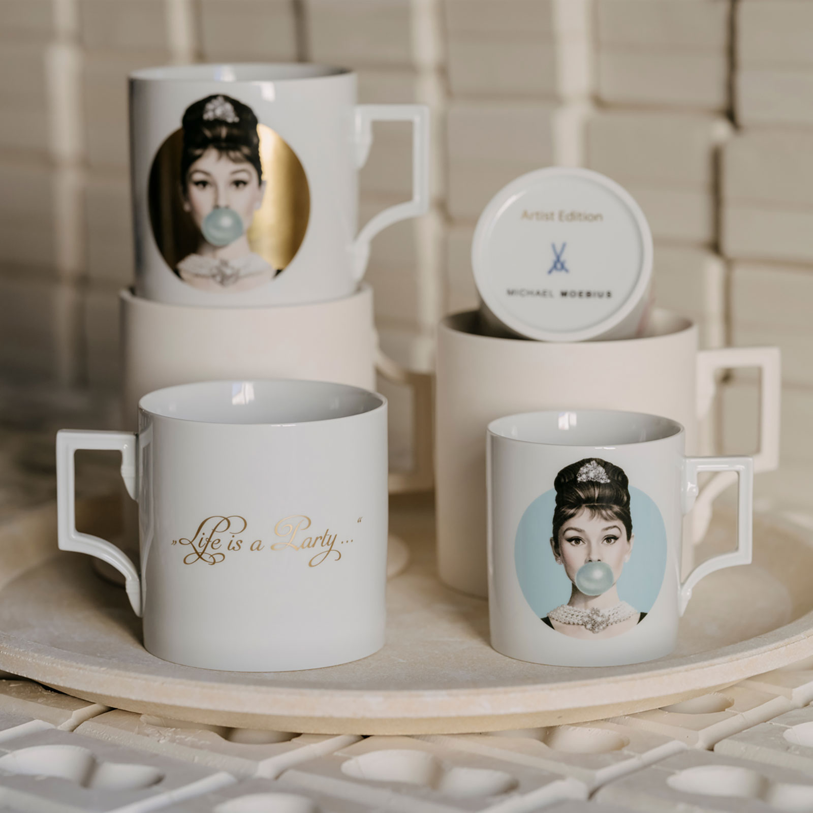 Meissen Audrey Henkelbecher 0,50ltr. Gold