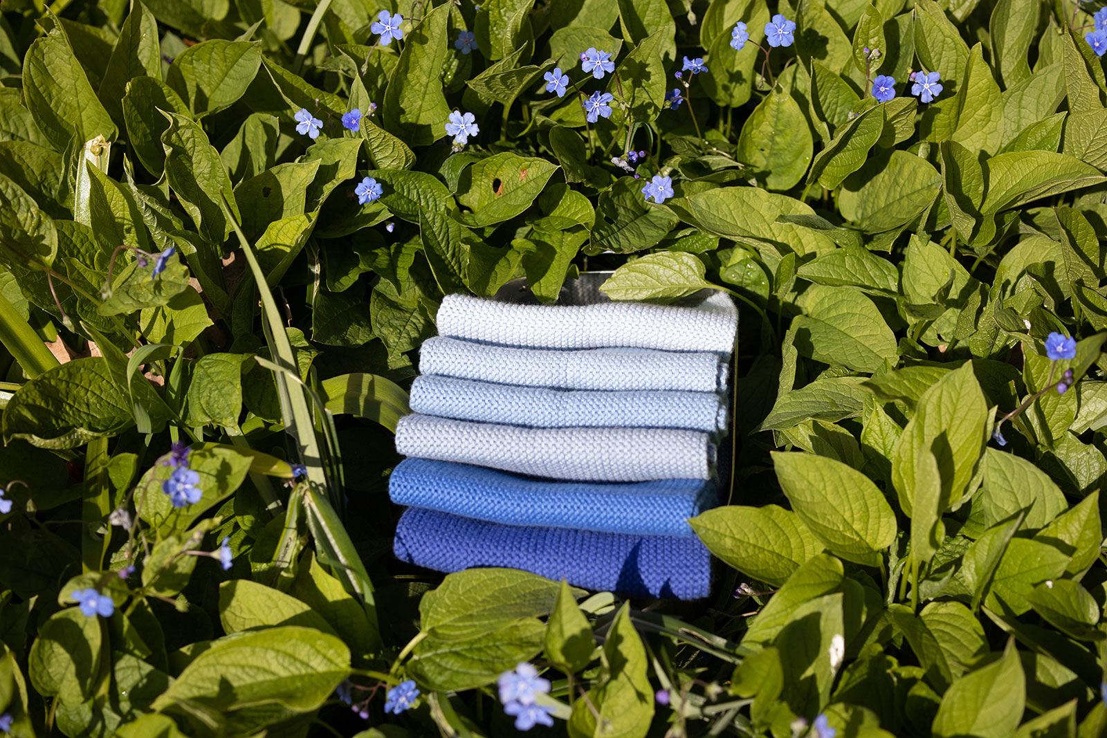 Solwang Wischtücher 3 Stk. kornblumenblau Kombi