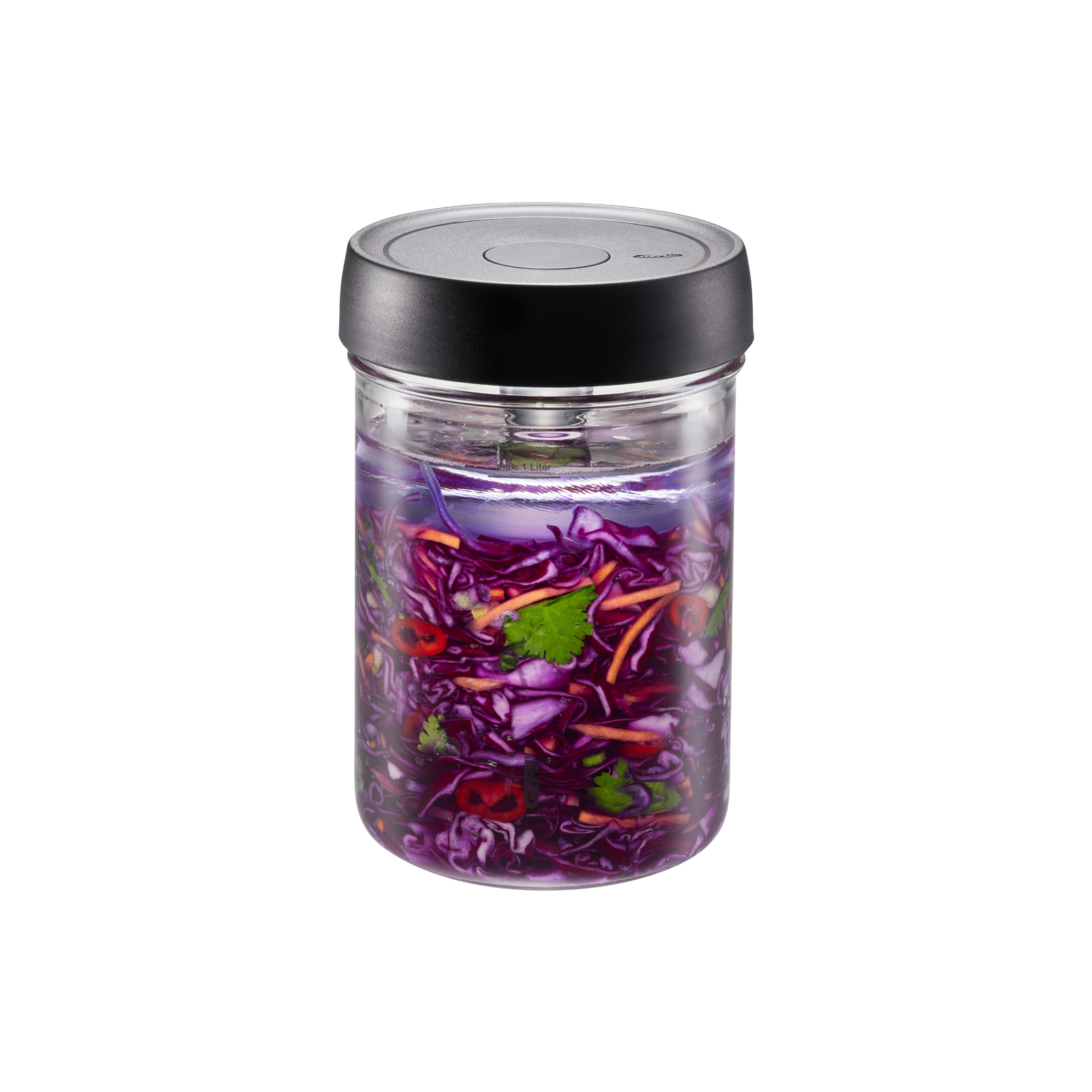 Gefu Fermentierset NATIVO 1ltr. Glas und Zubehör