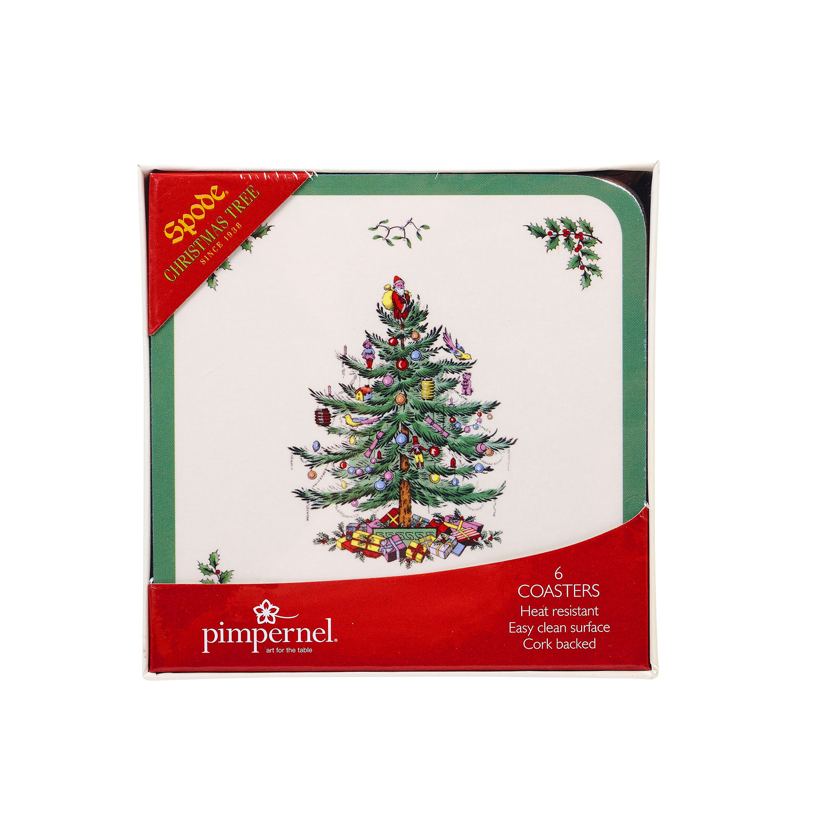 Pimpernel Christmas Tree Untersetzer 6er Set 10,5x10,5cm