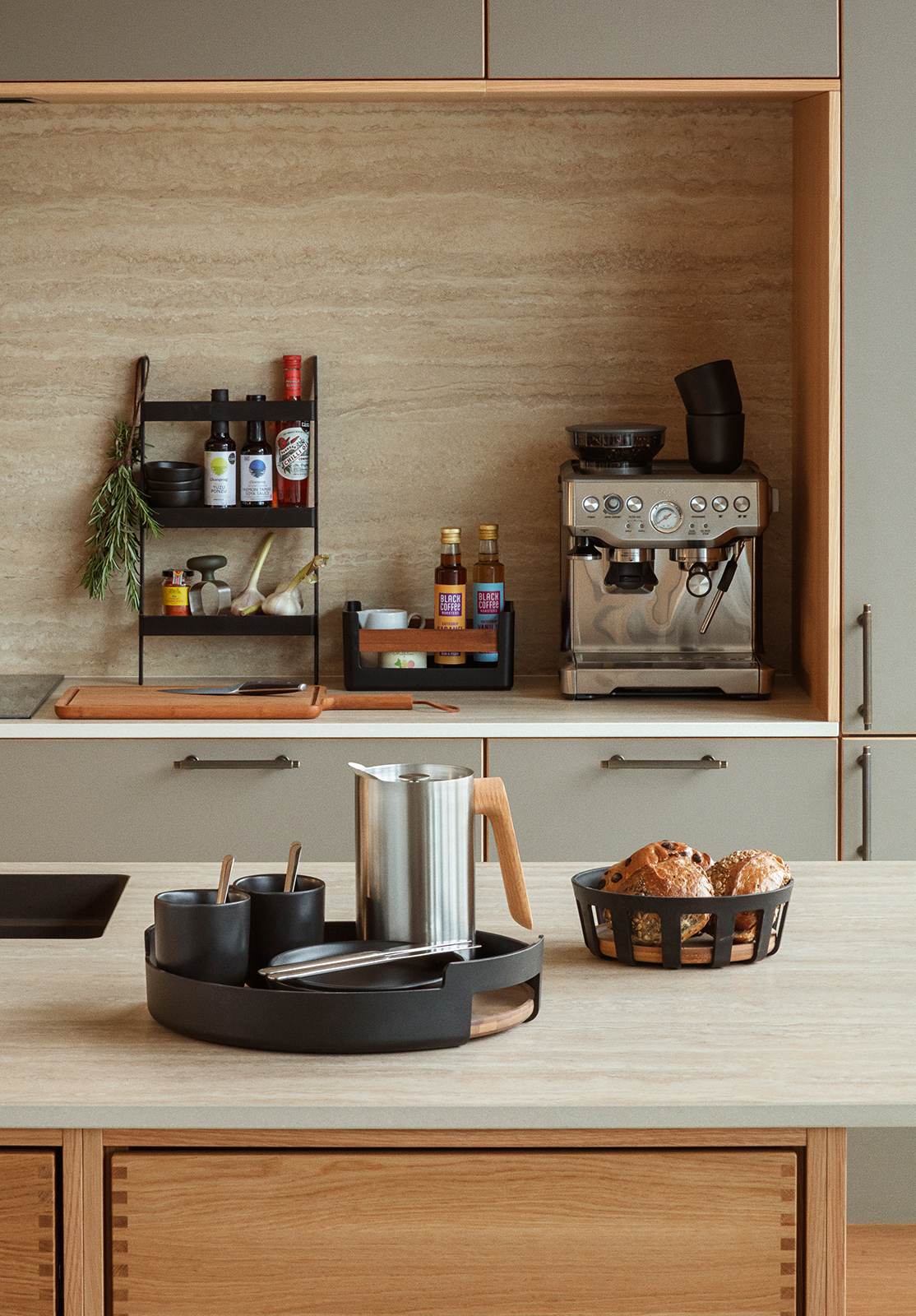 Eva Solo Nordic kitchen Brotkorb schwarz NEU