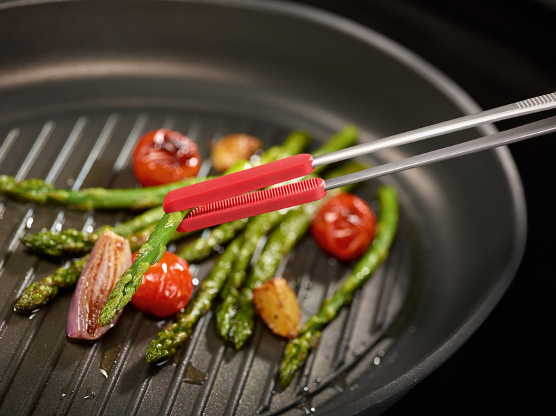 Triangle Solingen Grillpinzette 35cm mit Silikonspitzen
