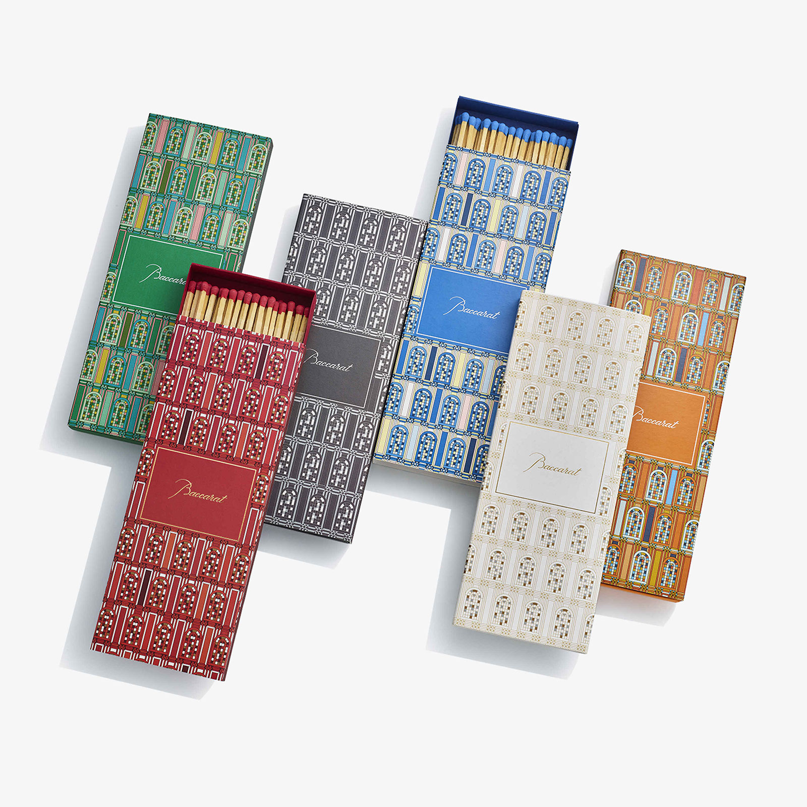 Baccarat Arcadia Streichhölzer blau