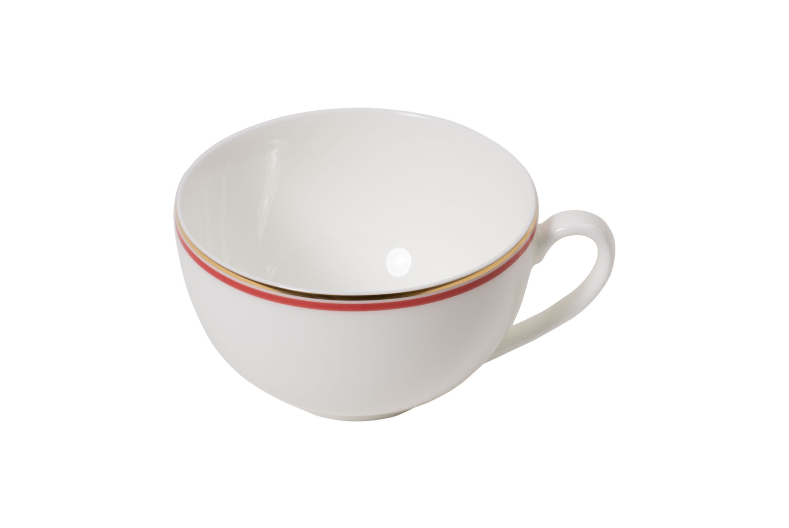 Die Kaffee-Obertasse rot aus der Dibbern Serie Capri