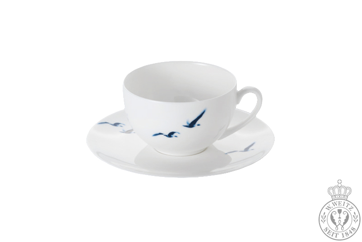 Dibbern Blue Birds Kaffeetasse rund