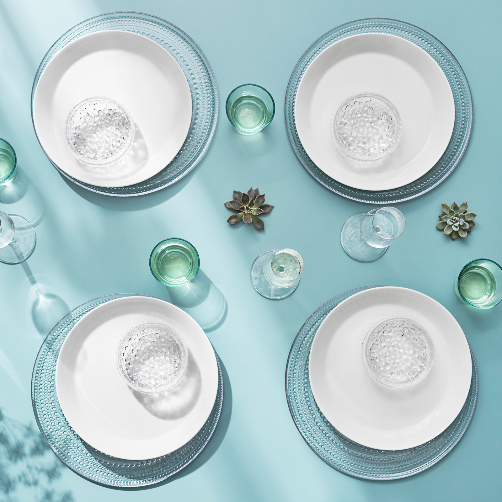 iittala Kastehelmi Teller 31,5cm clear/klar