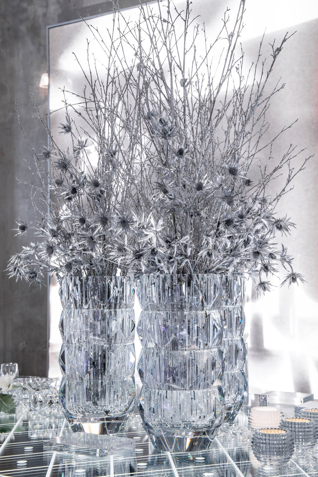Baccarat Louxor Vase 15cm rund klar
