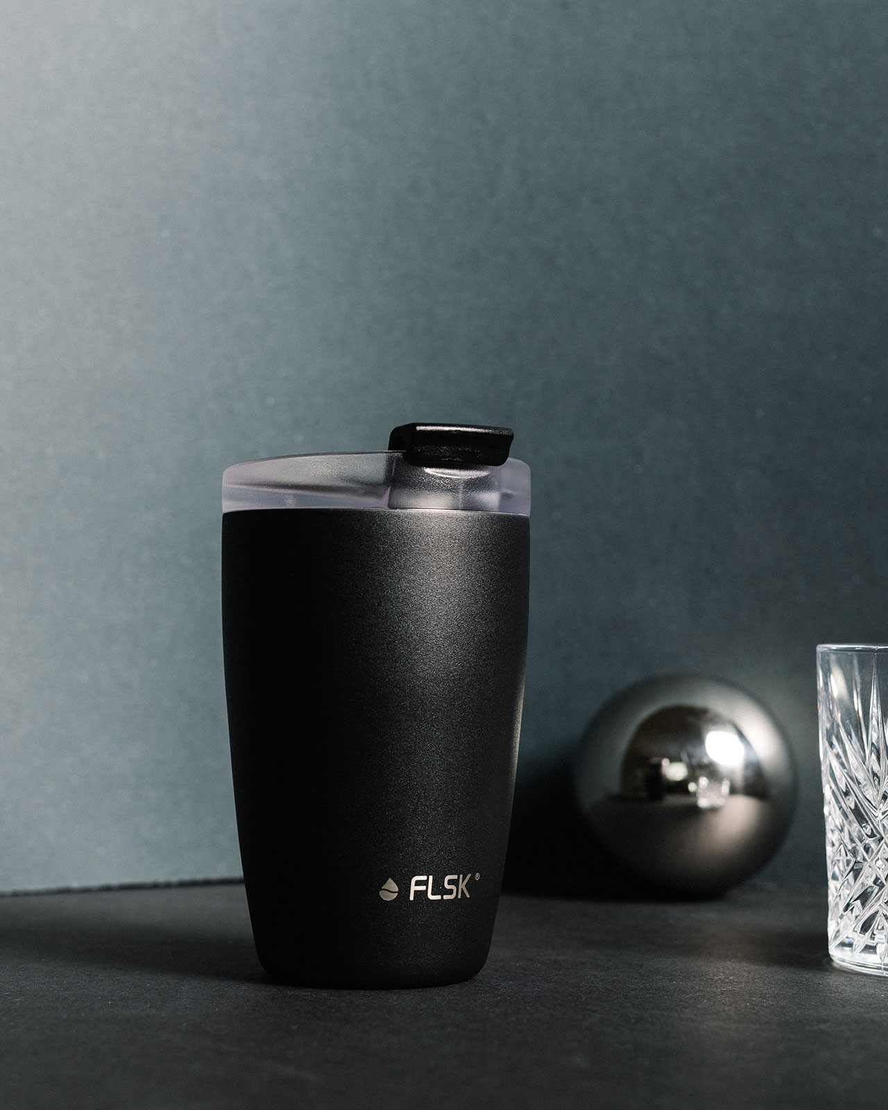 FLSK CUP Coffee To Go Becher 0,35ltr. black