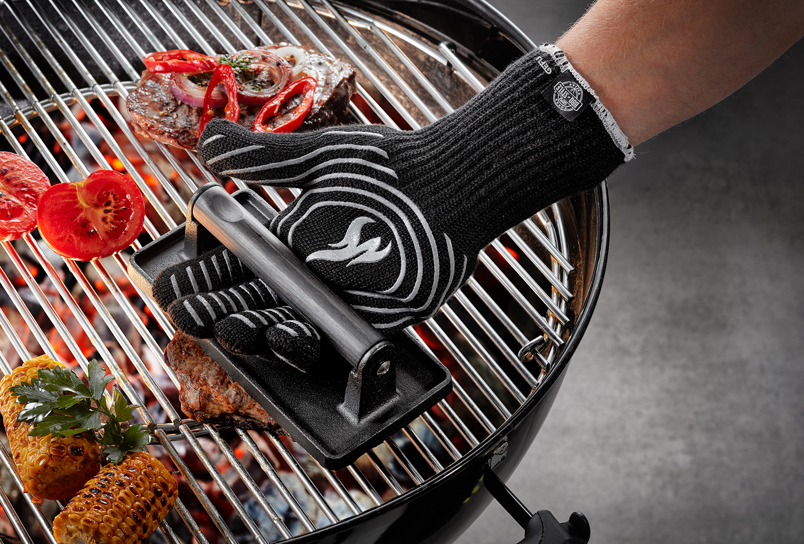 Gefu Grillhandschuh BBQ schwarz