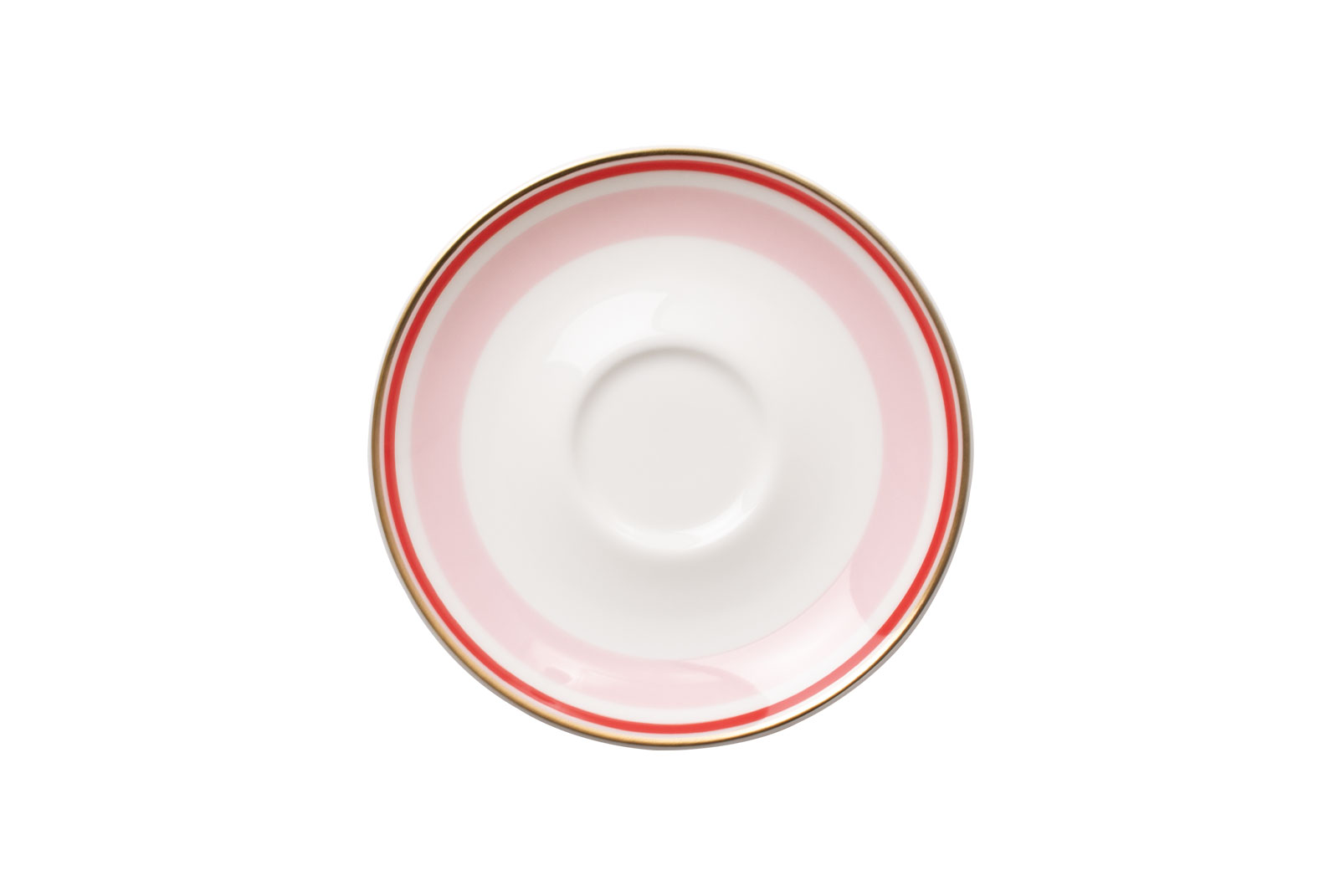 Die Espresso-Untertasse rosé/rot der Dibbern Serie Capri