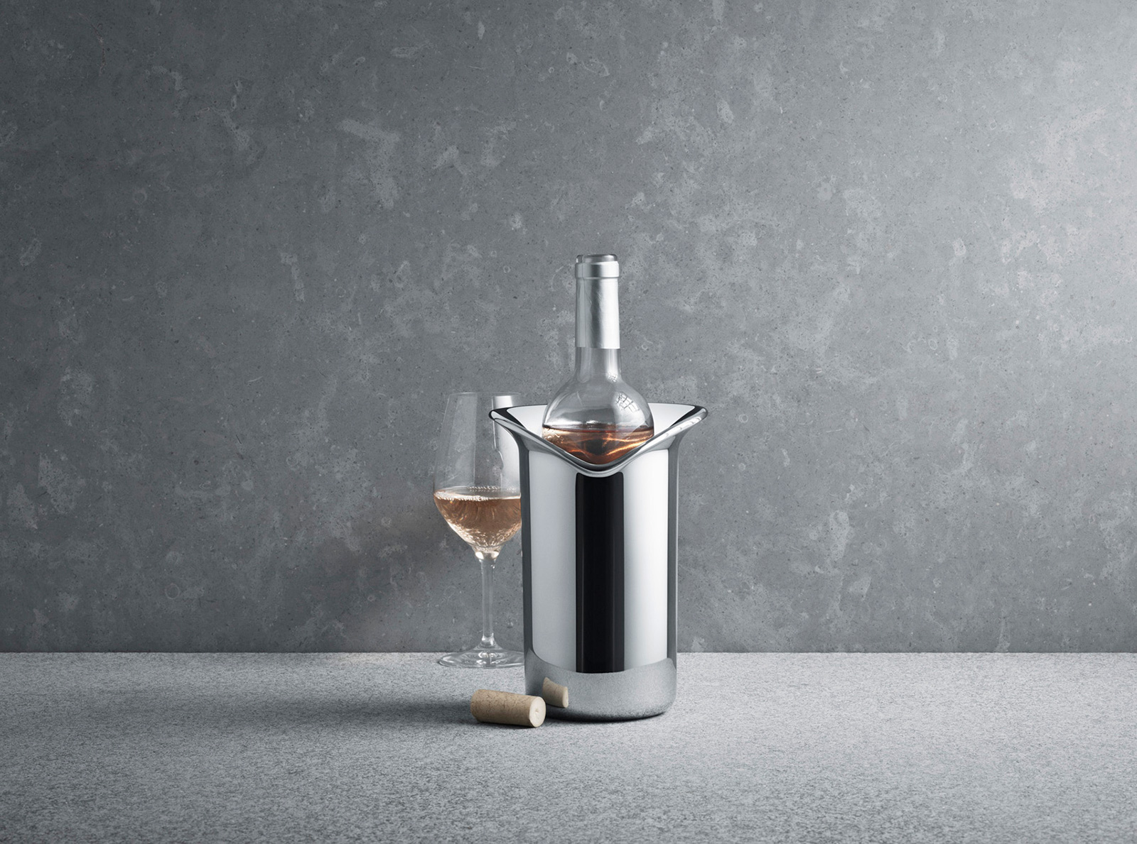 Georg Jensen Wine & Bar Weinkühler 22,0cm Edelstahl