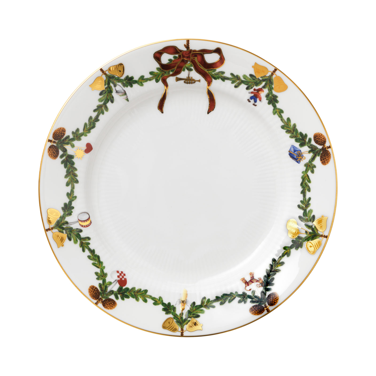 Royal Copenhagen Star Fluted Christmas Frühstücksteller 21cm groß 503622