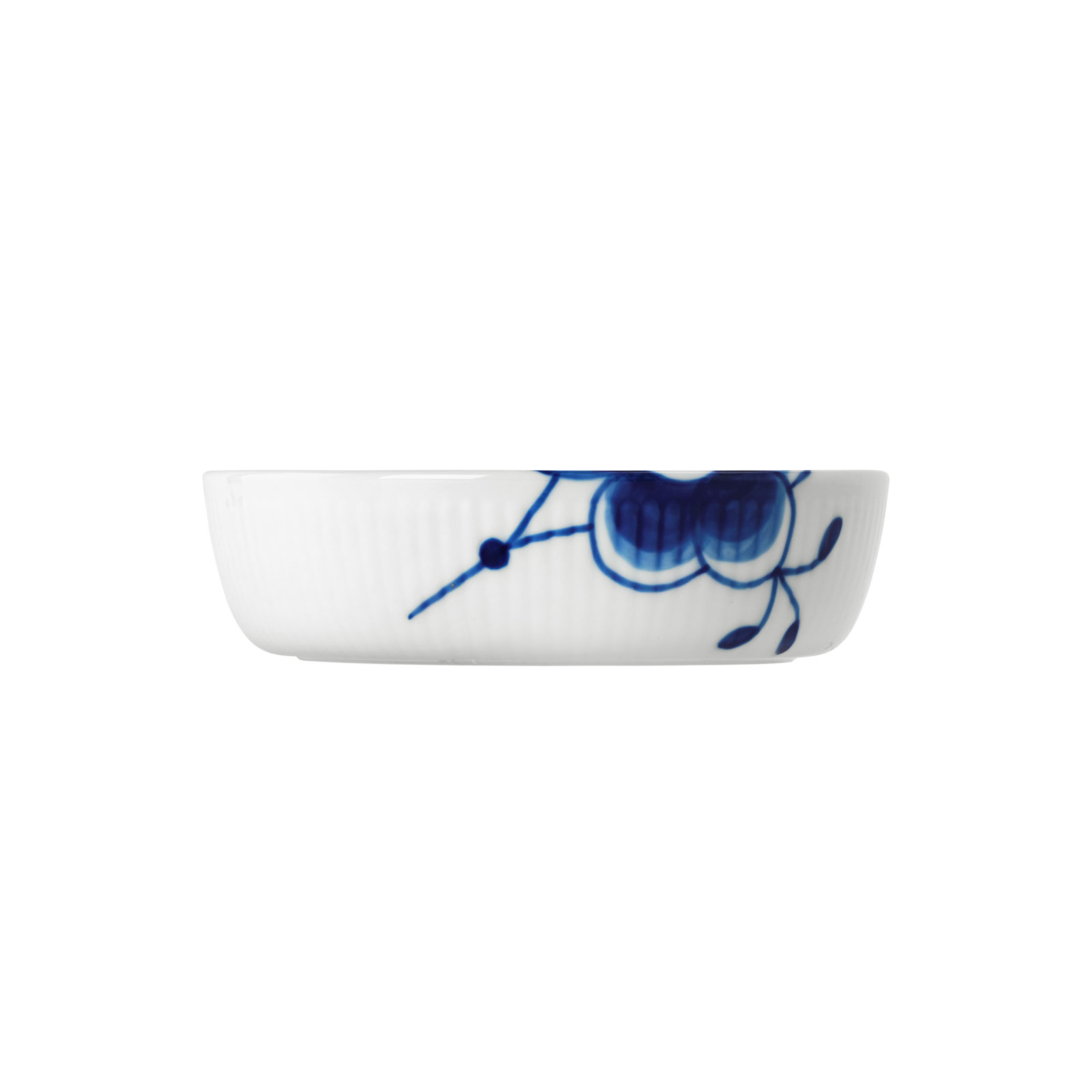 Royal Copenhagen Mega Blau Gerippt Schale 12,5cm 1061131