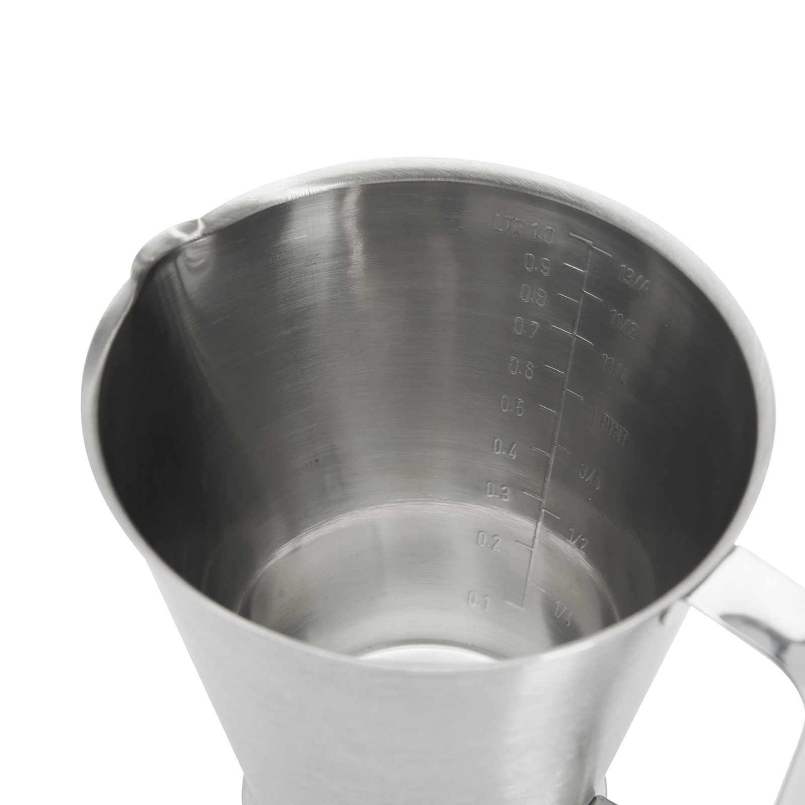 de Buyer Messbecher mit Ringfuß 1,00ltr. Edelstahl