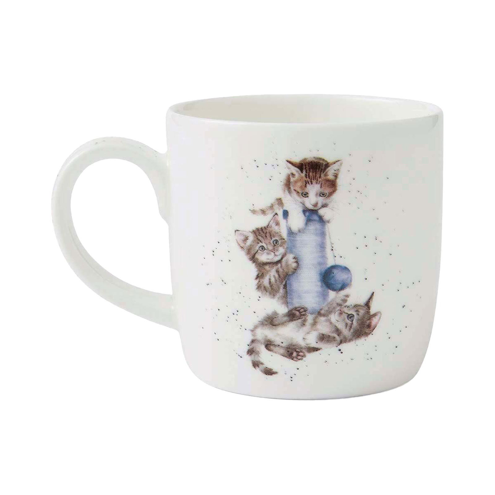 Royal Worcester Wrendale Designs Becher Cattitude Katzen 0,31ltr.