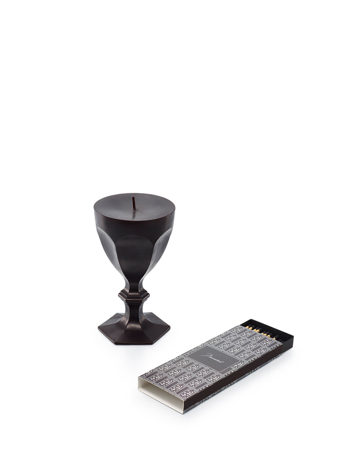 Baccarat Harcourt Glass Kerze 20cm schwarz