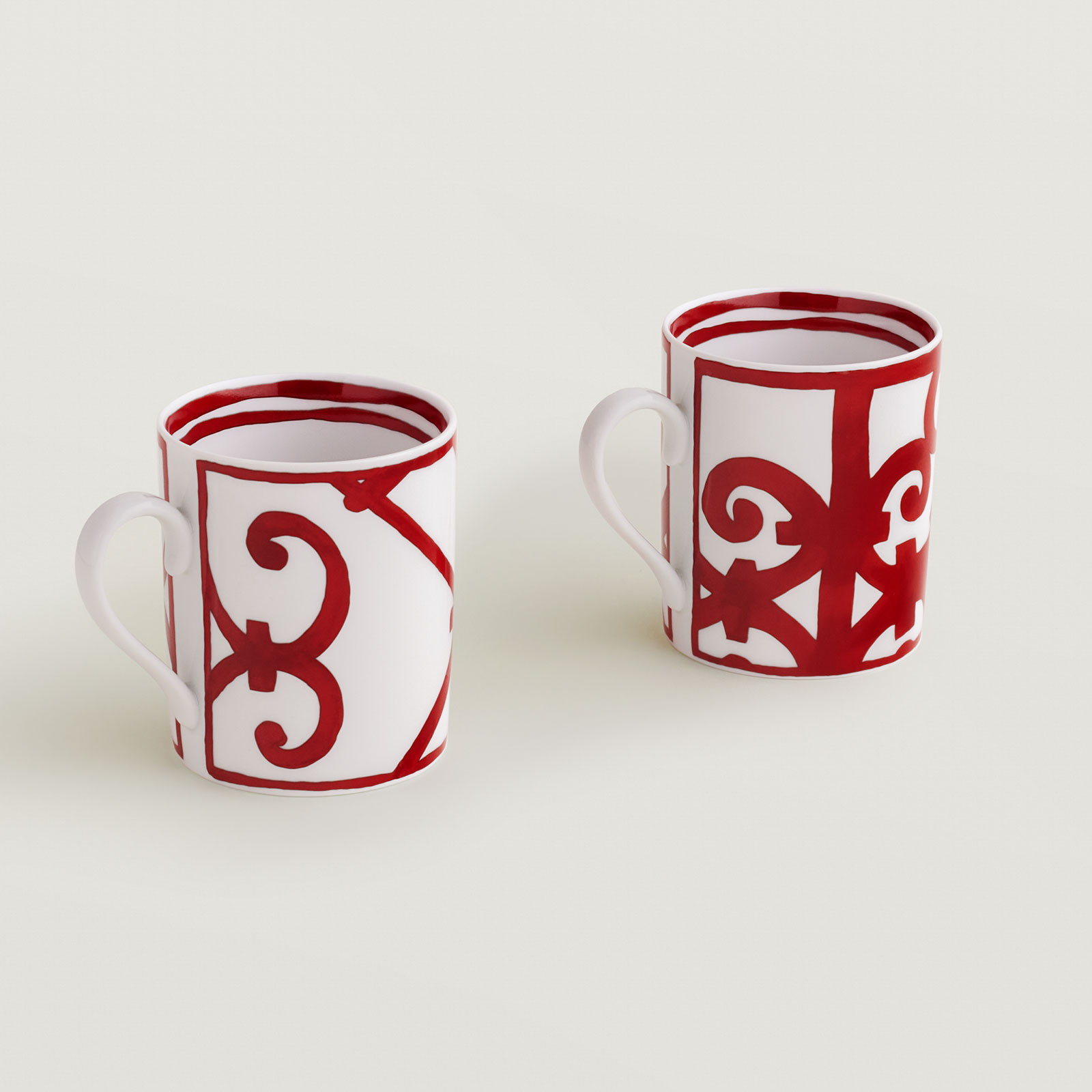 HERMÈS Paris Balcon du Guadalquivir 2er Set Becher (Nr. 1+2)