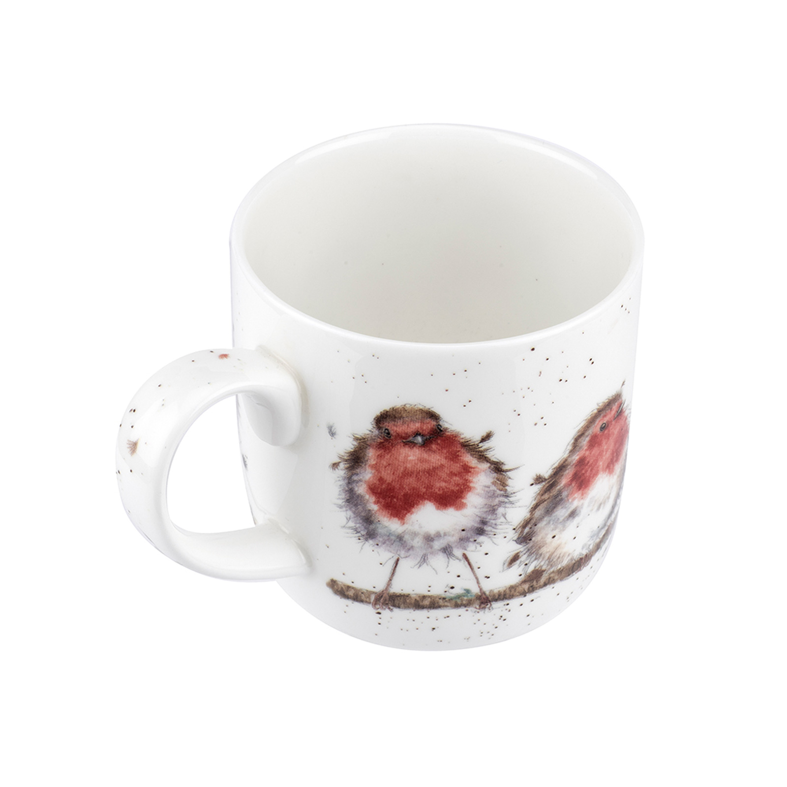 Royal Worcester Wrendale Designs Becher Rockin Robins 0,31ltr.