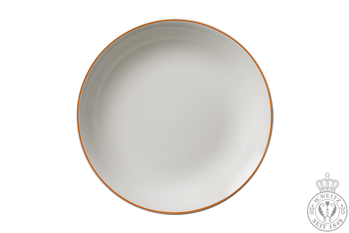 Dibbern Simplicity Suppenteller 22,5cm orange