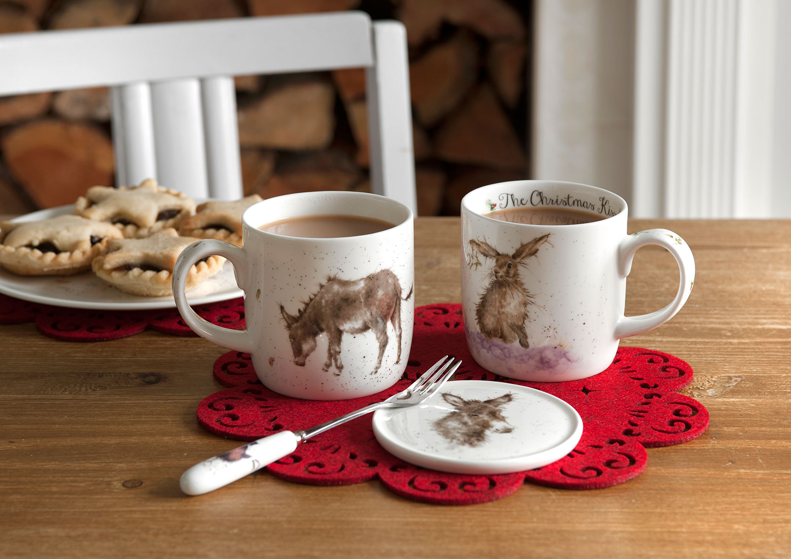 Royal Worcester Wrendale Designs Becher Hee Haw / Esel