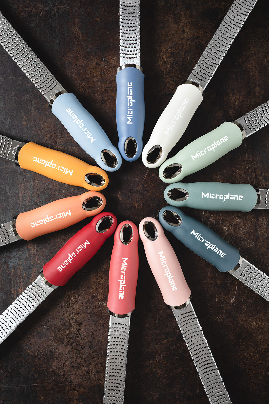 Microplane Premium Classic Reibe Zester denim blau