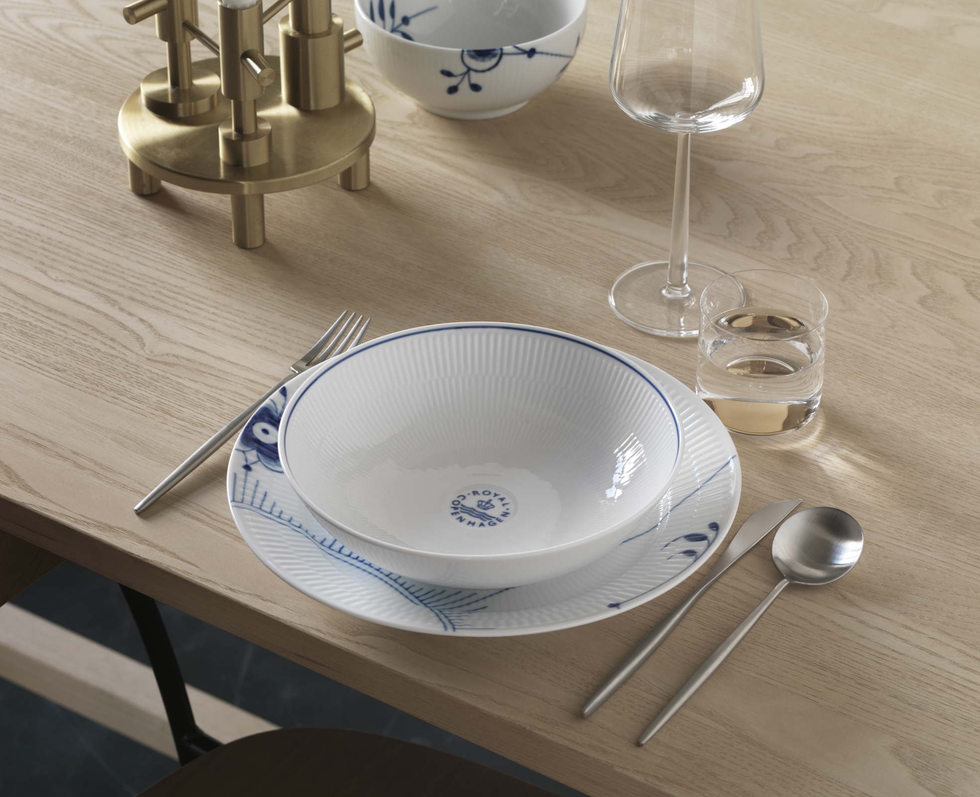 Royal Copenhagen Blueline Schale 25cm flach