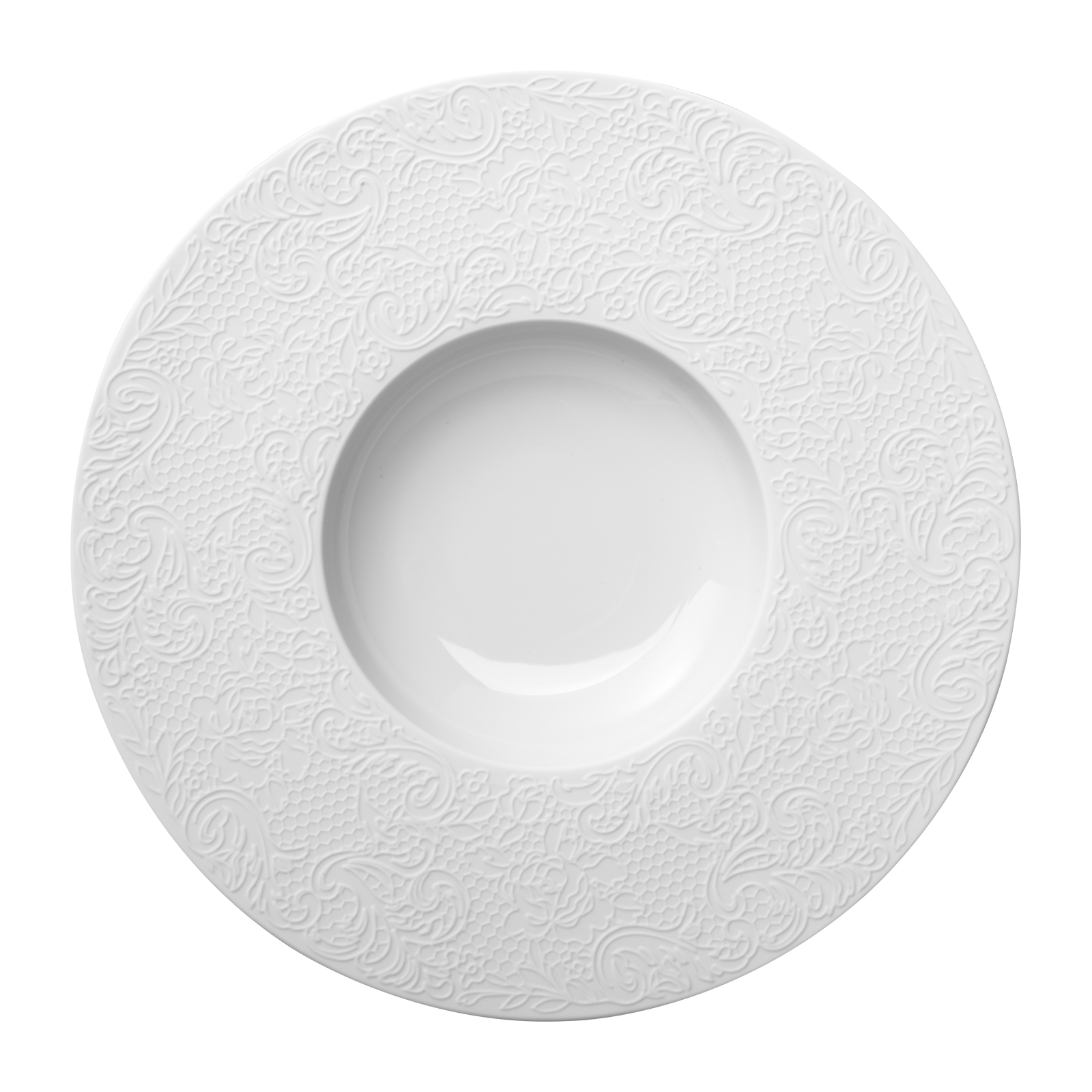 Guy Degrenne Collection L Couture Gourmetteller tief 30cm weiß